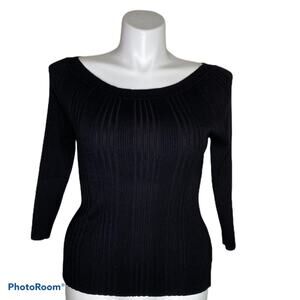 Energie black knit top